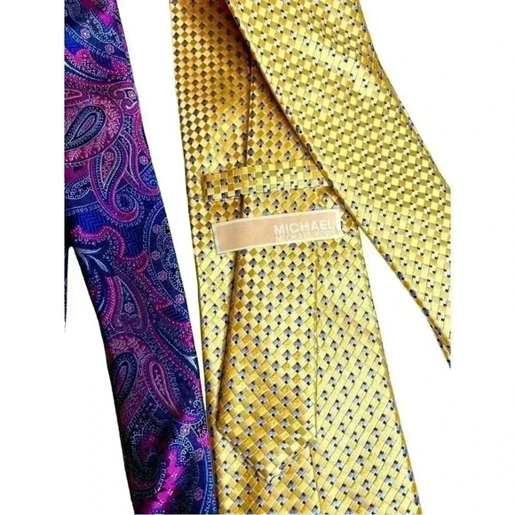 MEN’S LUXURY TIE BUNDLE• TED BAKER LONDON AND MICHAEL KORS•BEAUTIFUL TIE BUNDLE - Picture 7 of 9